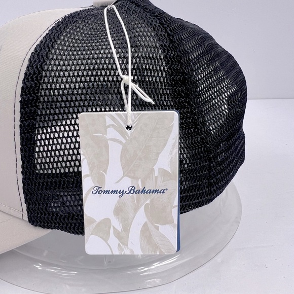 TOMMY BAHAMA CAP/HAT, LOBSTER LOGO, BLACK COOL MESH,ADJUT STRAP, COCKTAIL RECIPE - Picture 12 of 13